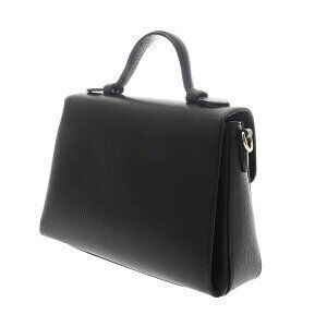 Gucci Interlocking Black Leather Handbag GG